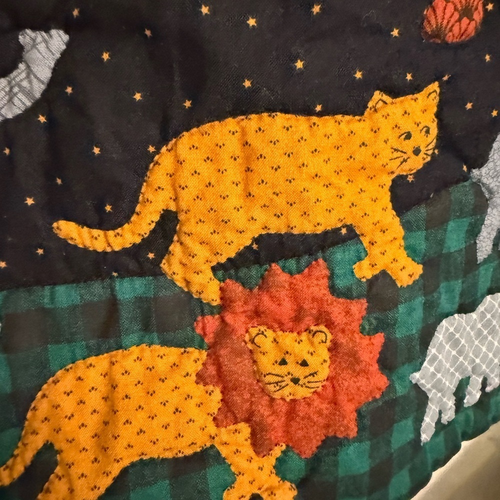 Handmade Vintage Reversible Colorful Embroidered Women's Vest, Sunday School, XL - Picture 6 of 13